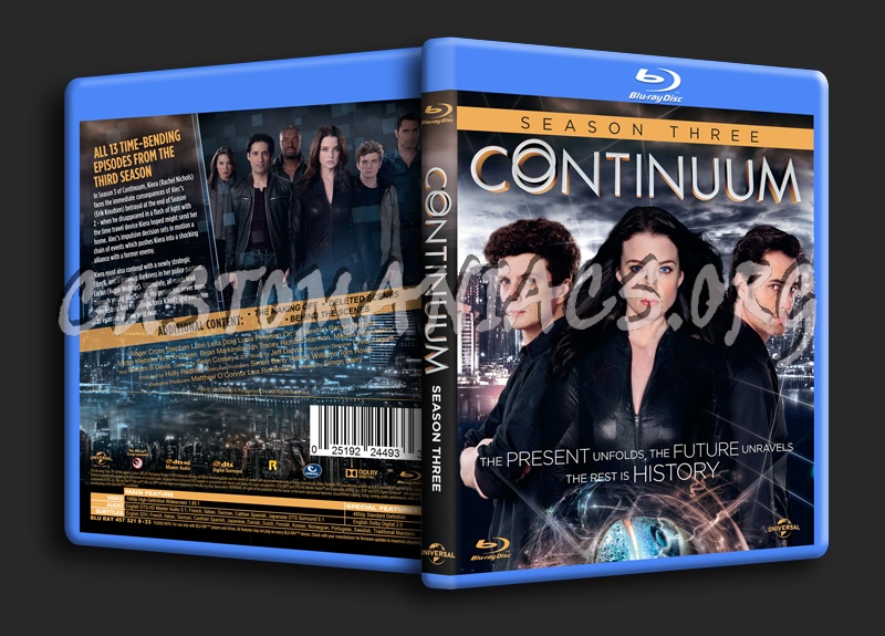 Continuum Season 3 blu-ray cover