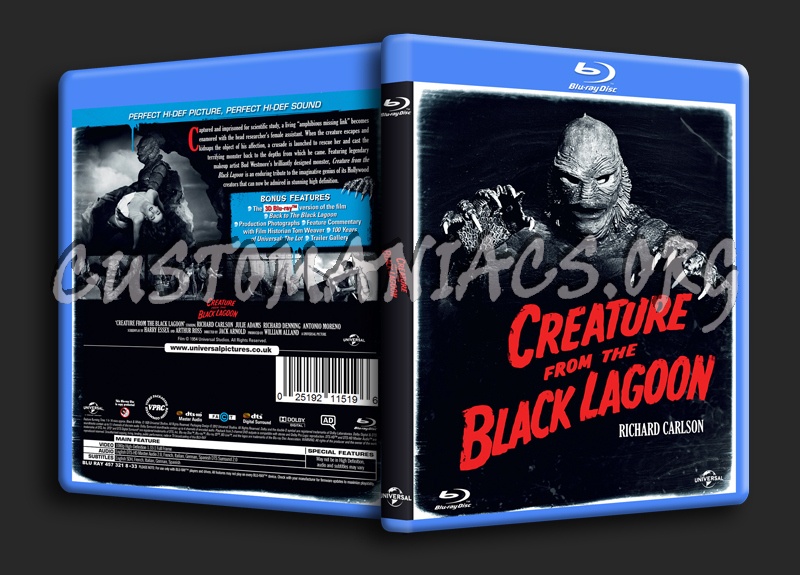 Creature From the Black Lagoon blu-ray cover