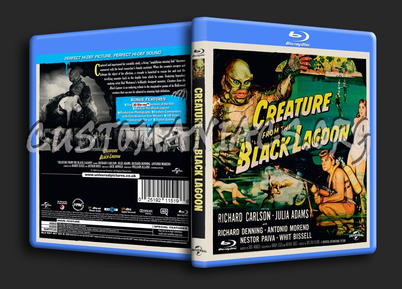 Creature From the Black Lagoon blu-ray cover