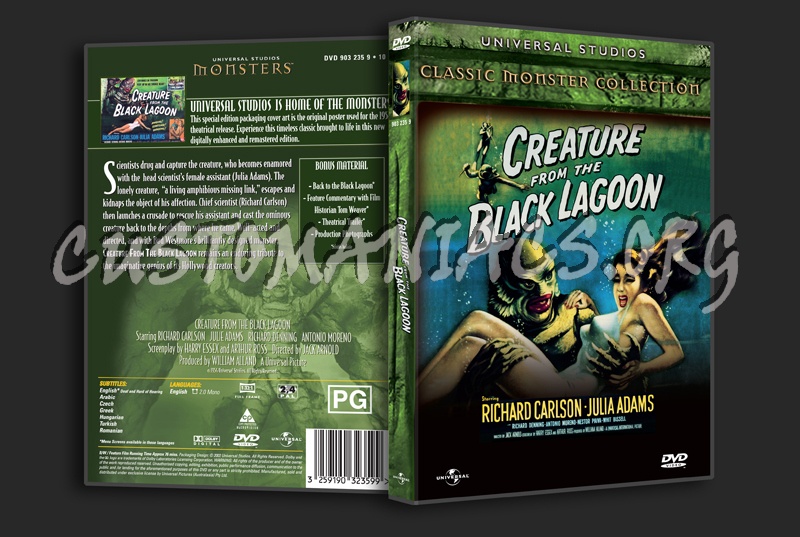 Creature From the Black Lagoon dvd cover