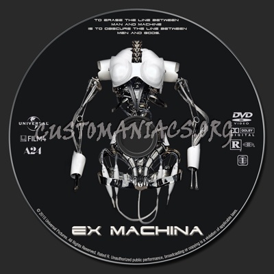 Ex Machina dvd label