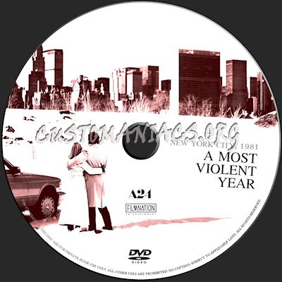 A Most Violent Year dvd label