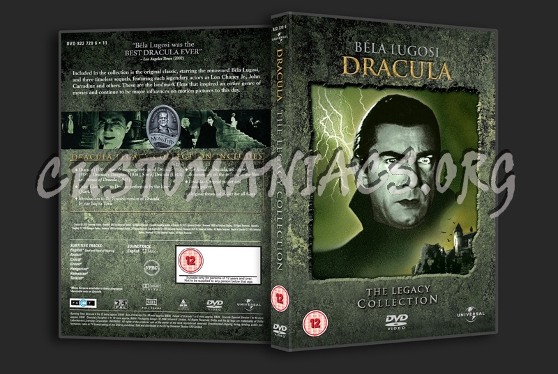 Dracula The Legacy Collection dvd cover