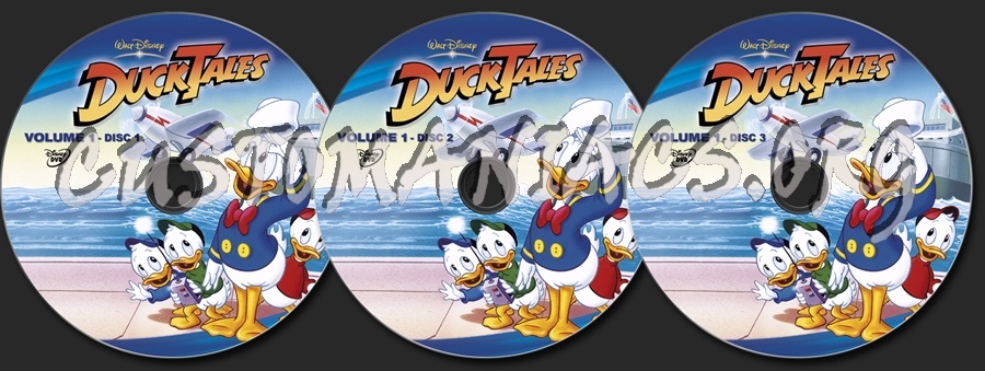 DuckTales Volume 1 dvd label