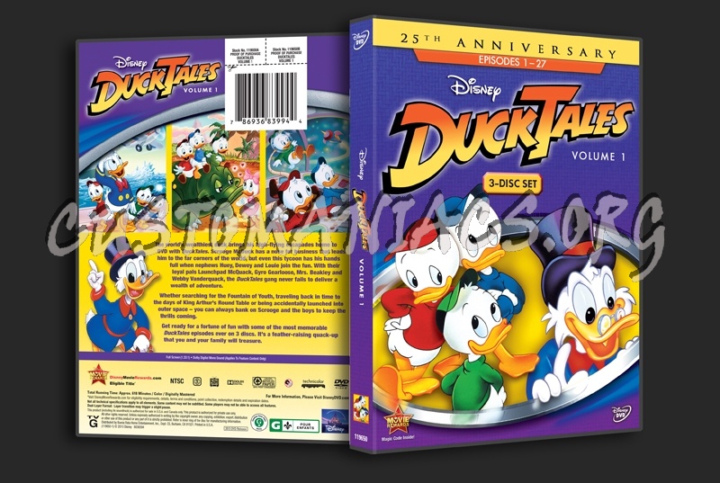 DuckTales Volume 1 dvd cover