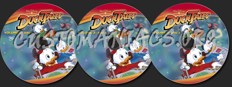 DuckTales Volume 3 dvd label