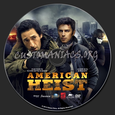 American Heist dvd label