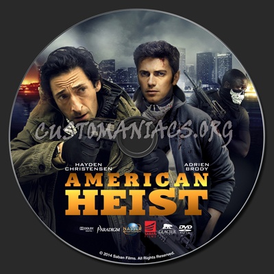 American Heist dvd label