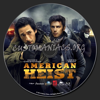 American Heist blu-ray label