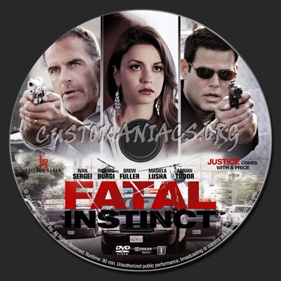 Fatal Instinct (2014) dvd label