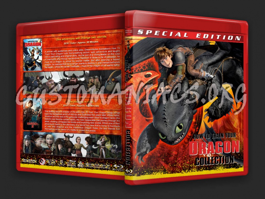 How to Train Your Dragon Collection blu-ray cover