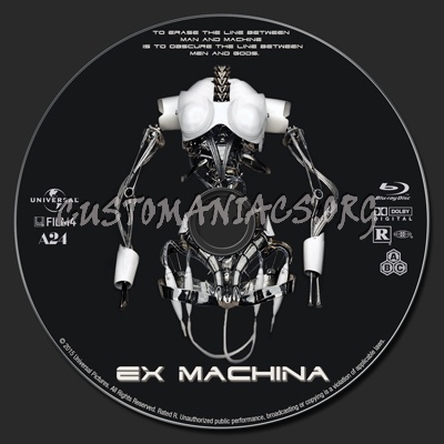 Ex Machina blu-ray label