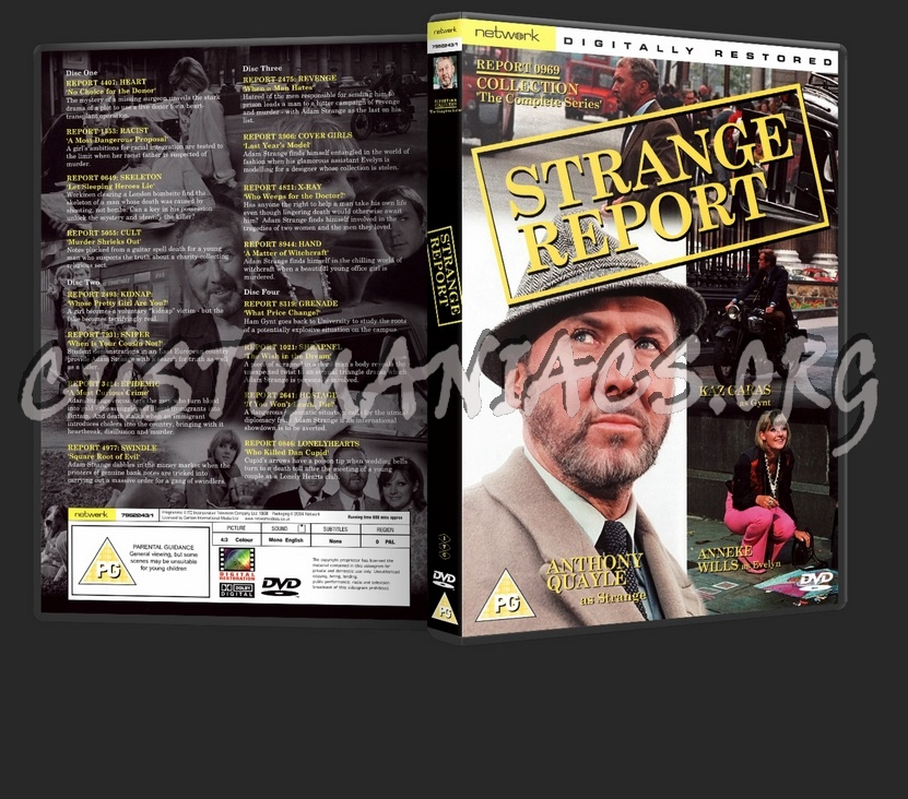 Strange Report dvd cover