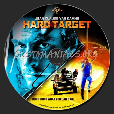 Hard Target blu-ray label