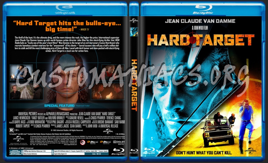 Hard Target dvd cover