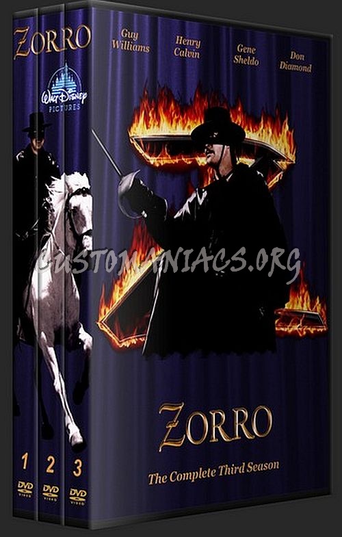 Zorro (1957-1959) dvd cover