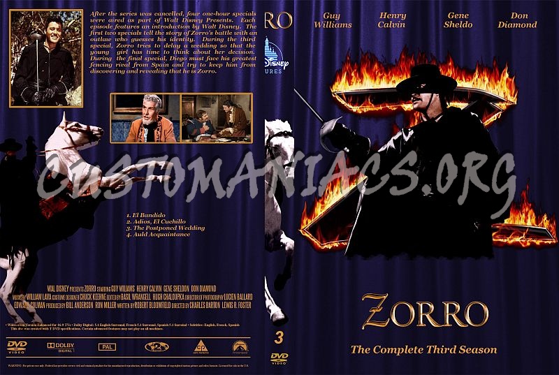 Zorro (1957-1959) dvd cover