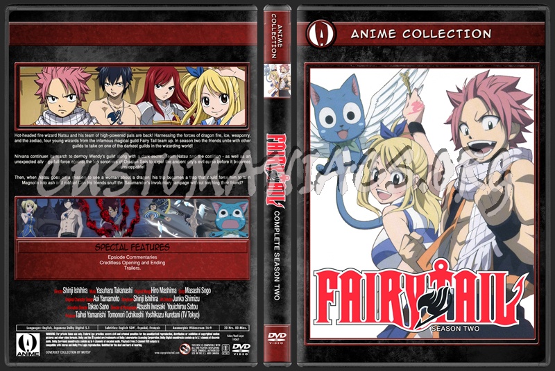 Anime Collection Fairy Tail Complete Season Two dvd cover