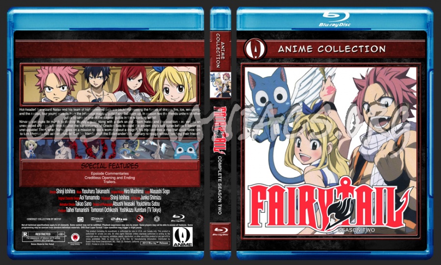 Anime Collection Fairy Tail Complete Season Two blu-ray cover