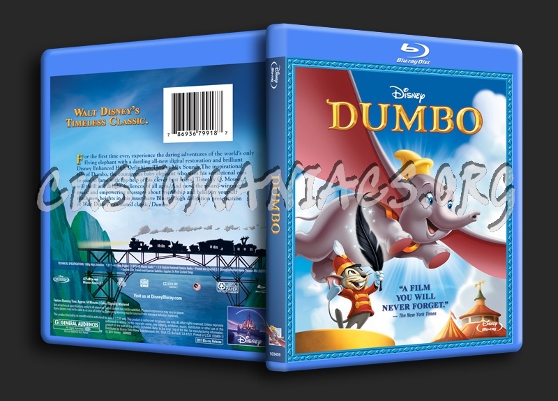 Dumbo blu-ray cover