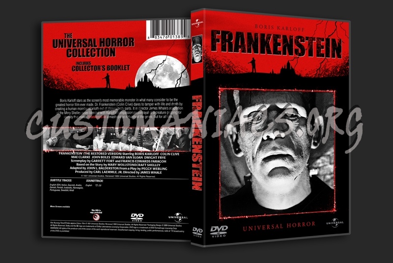 Frankenstein (1931) dvd cover