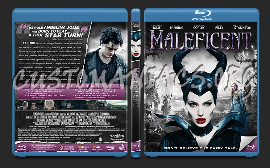 Maleficent blu-ray cover