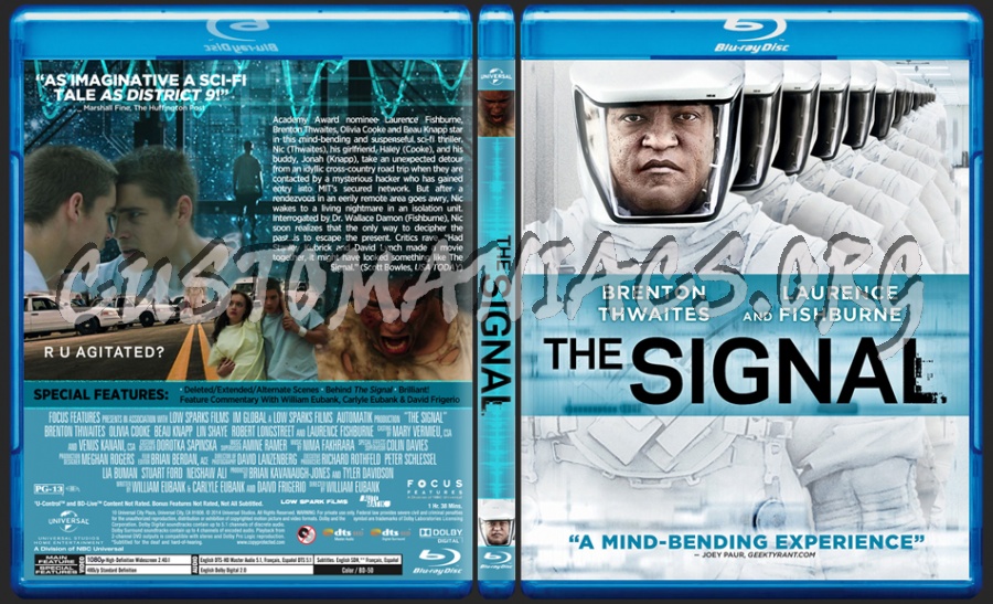 The Signal (2014) dvd cover