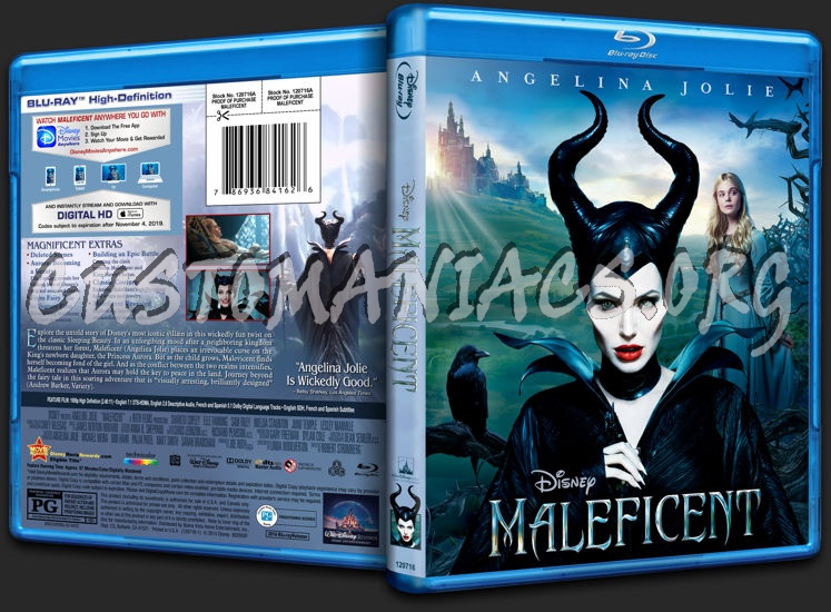 Maleficent blu-ray cover