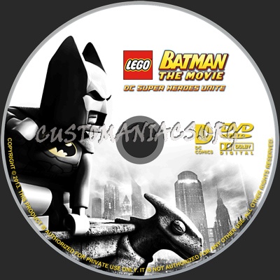 LEGO Batman: The Movie - DC Super Heroes Unite dvd label