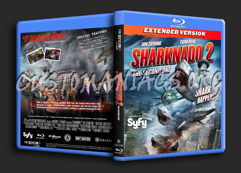 Sharknado 2: The Second One dvd cover