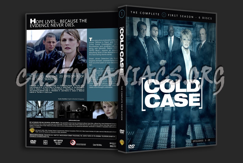 Cold Case - Season 1 dvd cover