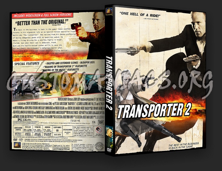 Transporter 2 fixed dvd cover