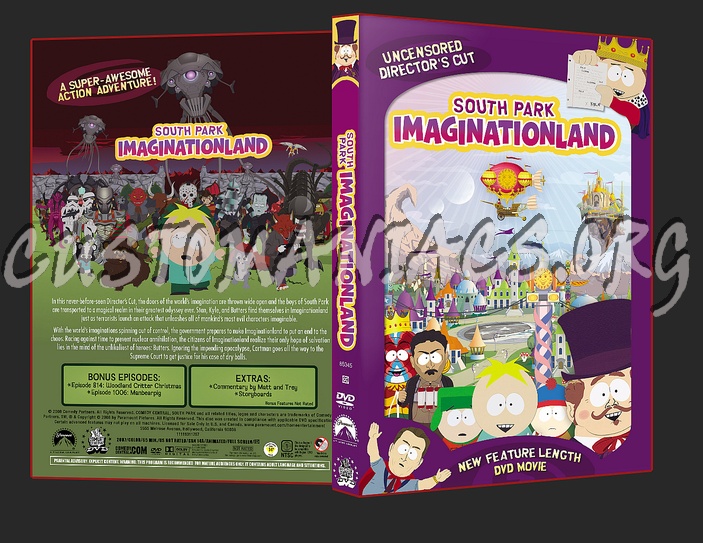 South Park Imaginationland dvd cover