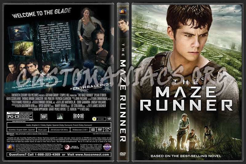 The Maze Runner dvd cover