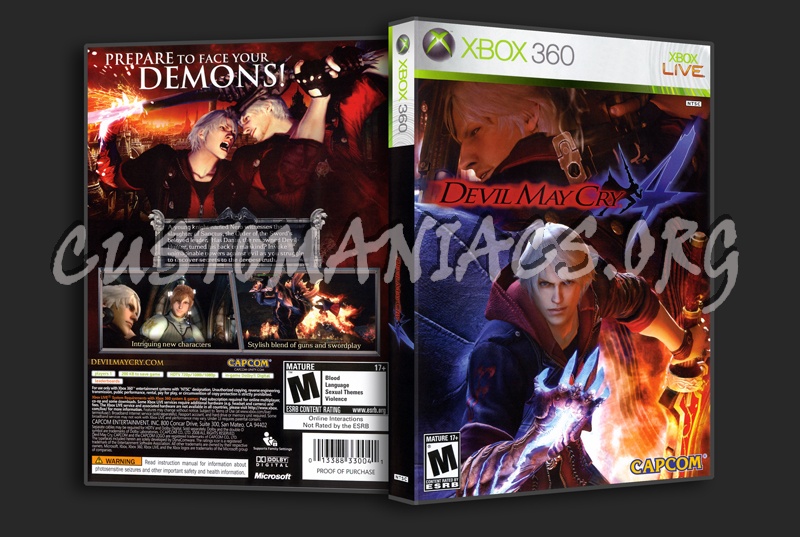 Devil May Cry 4 dvd cover