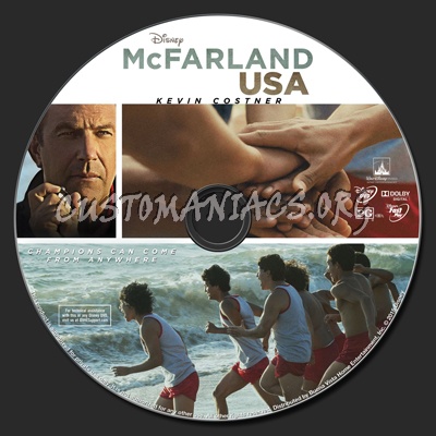 McFarland USA dvd label