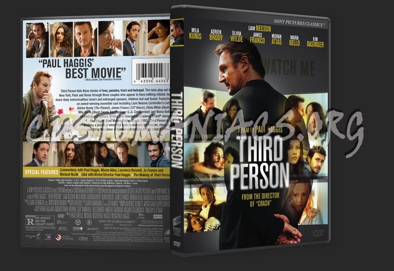 Third Person dvd cover