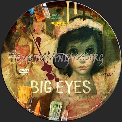 Big Eyes dvd label