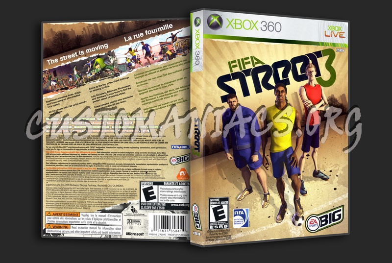 FIFA Street 3 dvd cover