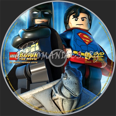 LEGO Batman: The Movie - DC Super Heroes Unite (2013) dvd label