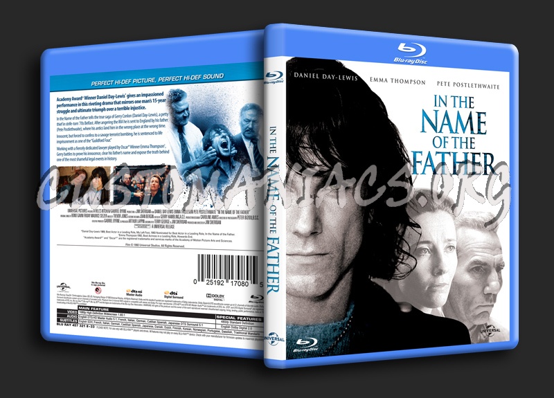 In the Name of the Father blu-ray cover