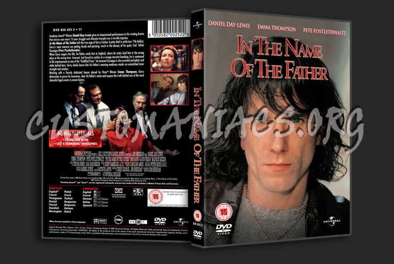 In the Name of the Father dvd cover