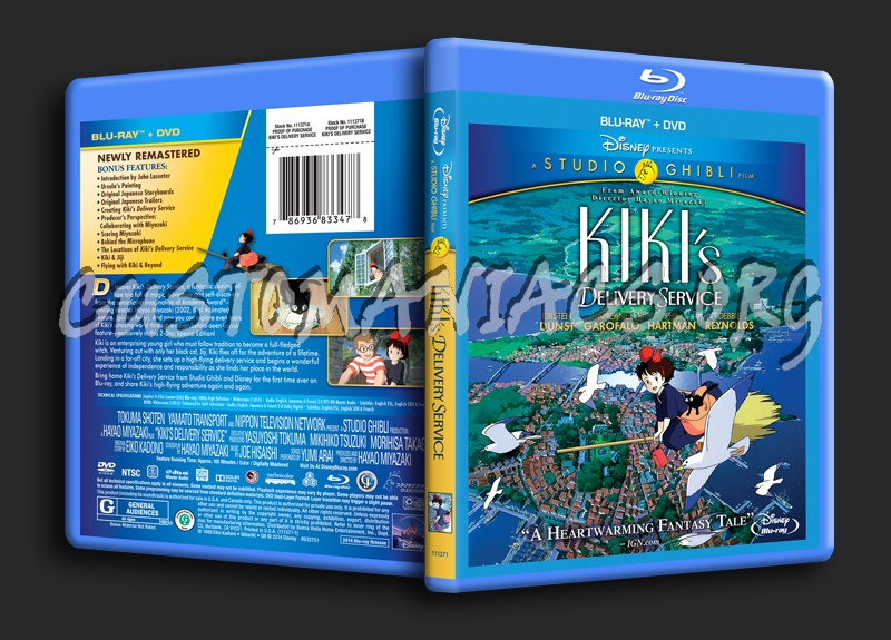 Kiki's Delivery Service blu-ray cover