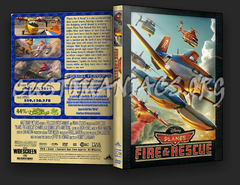 Planes: Fire & Rescue dvd cover