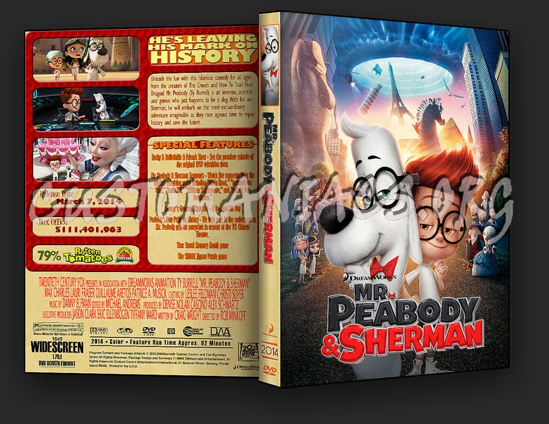 Mr. Peabody & Sherman dvd cover