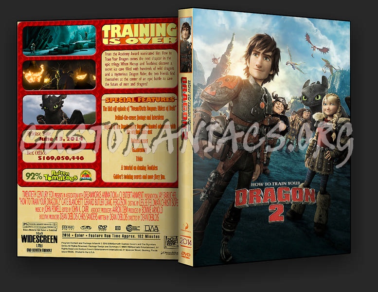 How to Train Your Dragon 2 dvd cover