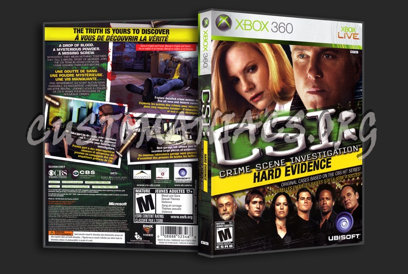 CSI Hard Evidence dvd cover