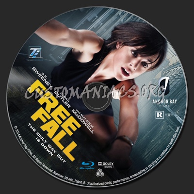 Free Fall blu-ray label