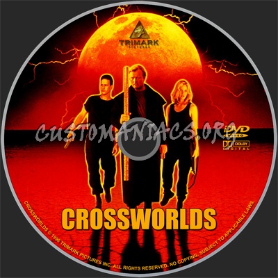 Crossworlds (1996) dvd label