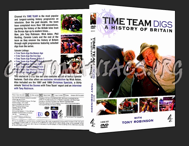 Time Team Digs A History Of Britain dvd cover